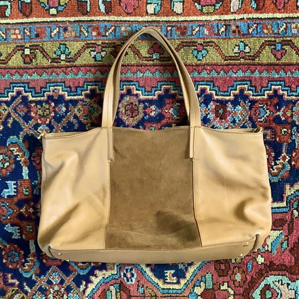 Banana Republic Leather and Suede Shoulder Bag